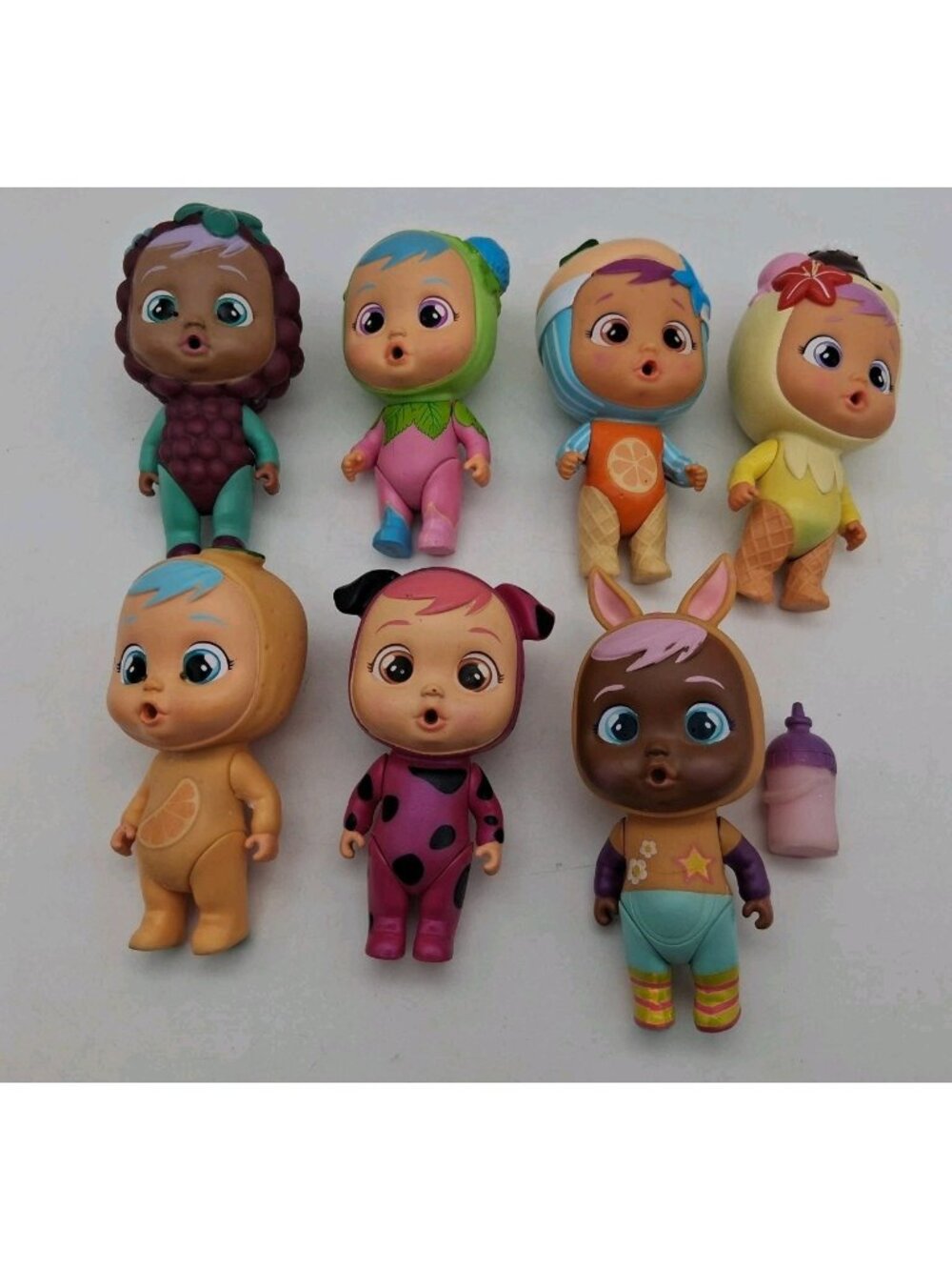 Cry Babies Magic Tears Doll Lot of 7 Fantasy Babies Figures MGA